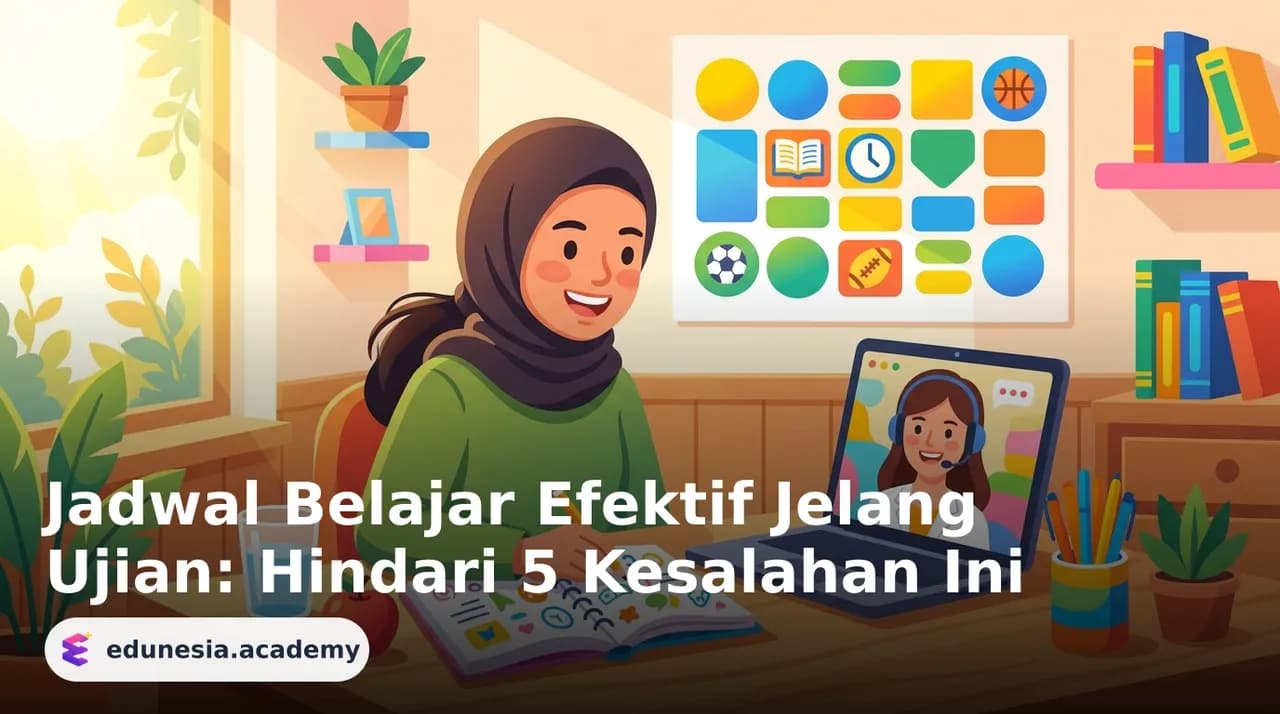 Jadwal Belajar Efektif Jelang Ujian: Hindari 5 Kesalahan Ini