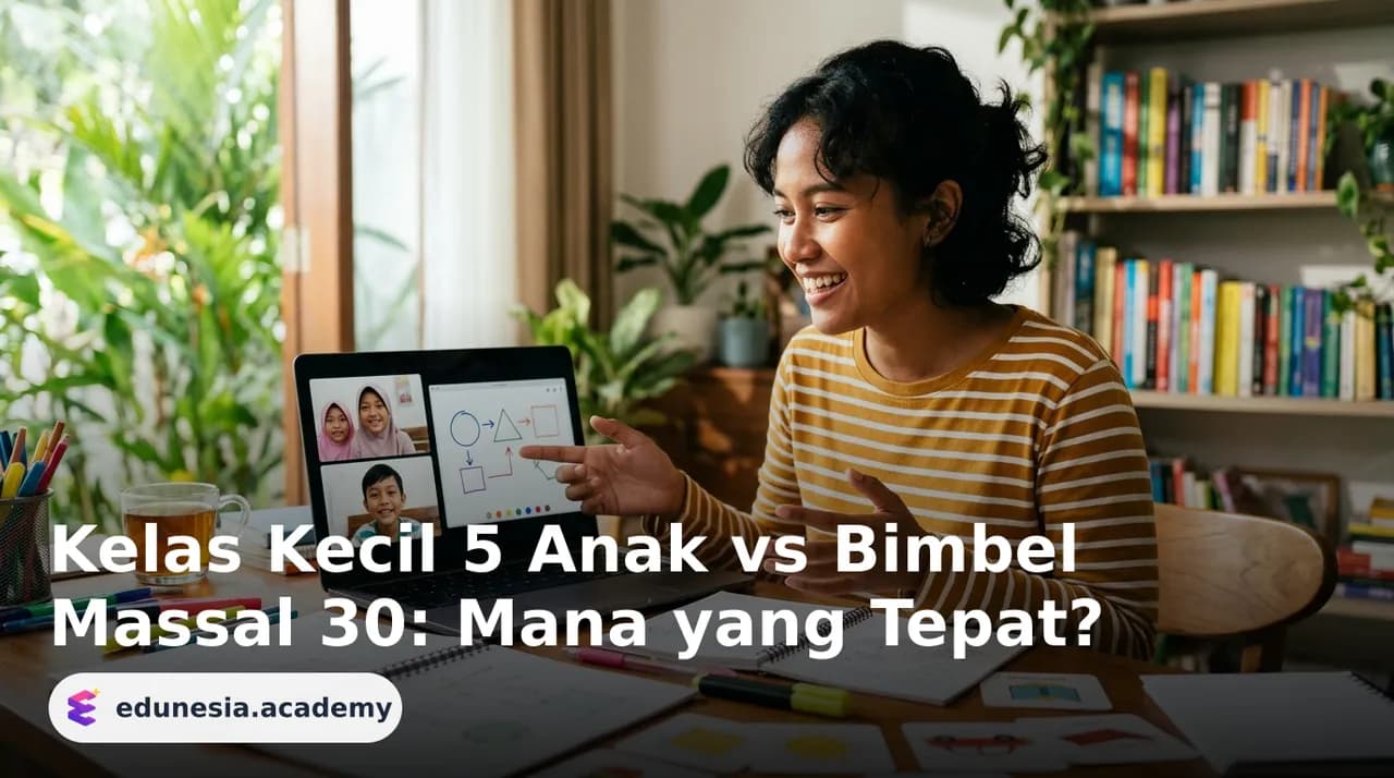 Kelas Kecil 5 Anak vs Bimbel Massal 30: Mana yang Tepat?