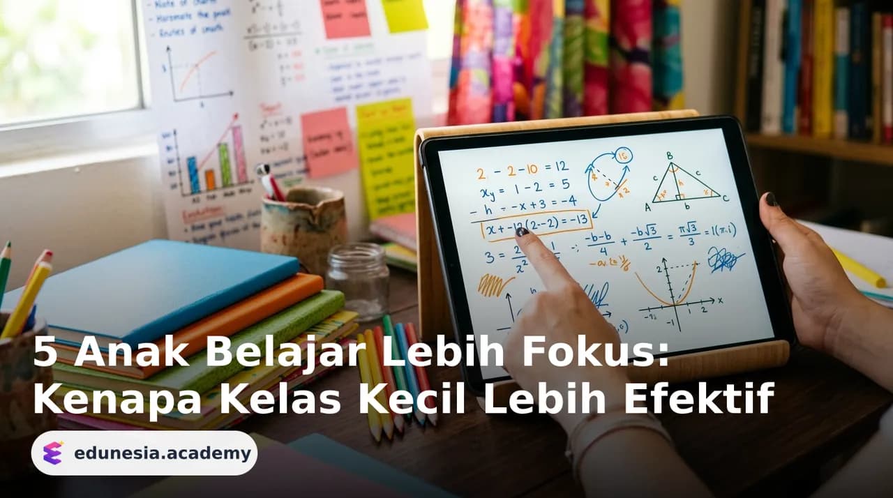 5 Anak Belajar Lebih Fokus: Kenapa Kelas Kecil Lebih Efektif