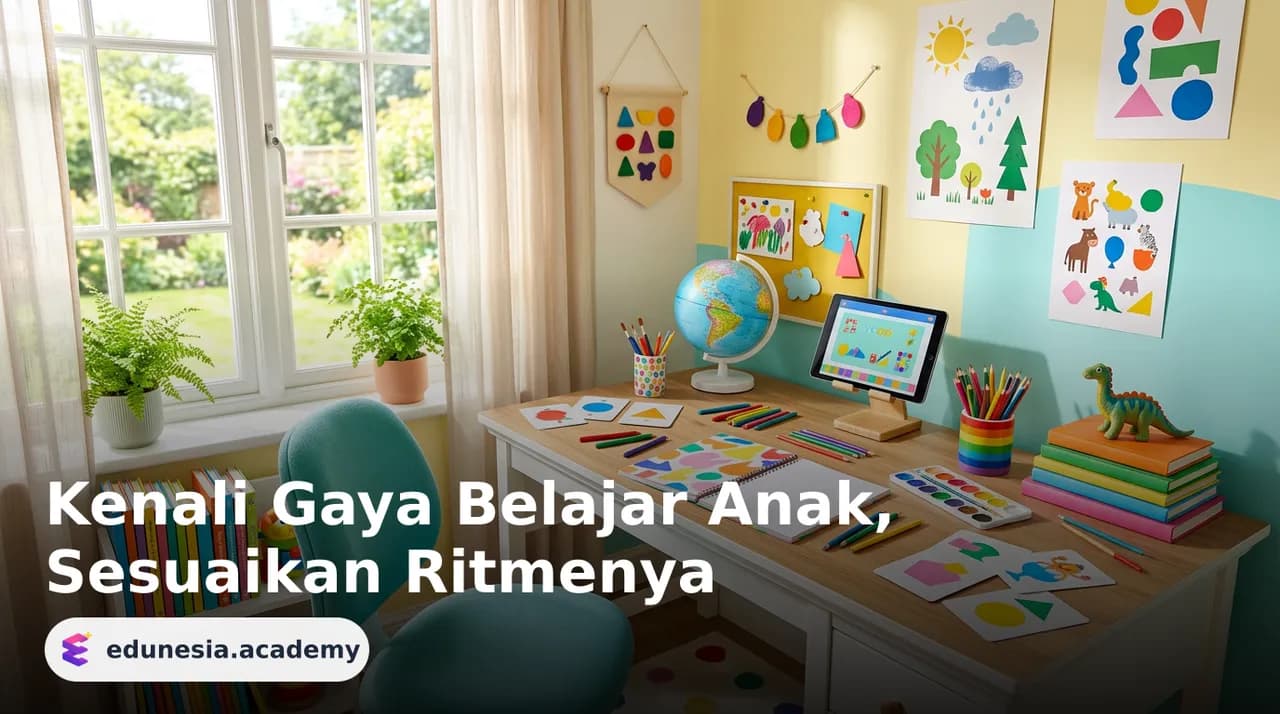 Kenali Gaya Belajar Anak, Sesuaikan Ritmenya