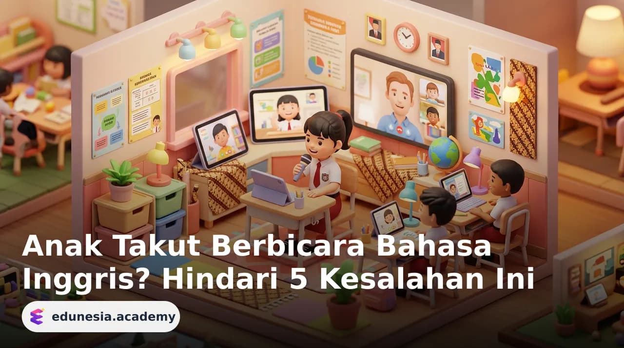 Anak Takut Berbicara Bahasa Inggris? Hindari 5 Kesalahan Ini