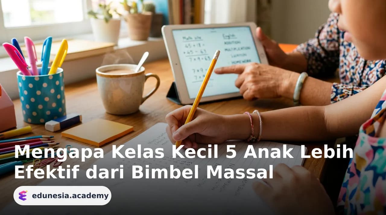 Mengapa Kelas Kecil 5 Anak Lebih Efektif dari Bimbel Massal