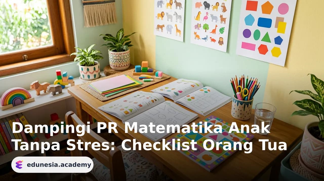 Dampingi PR Matematika Anak Tanpa Stres: Checklist Orang Tua