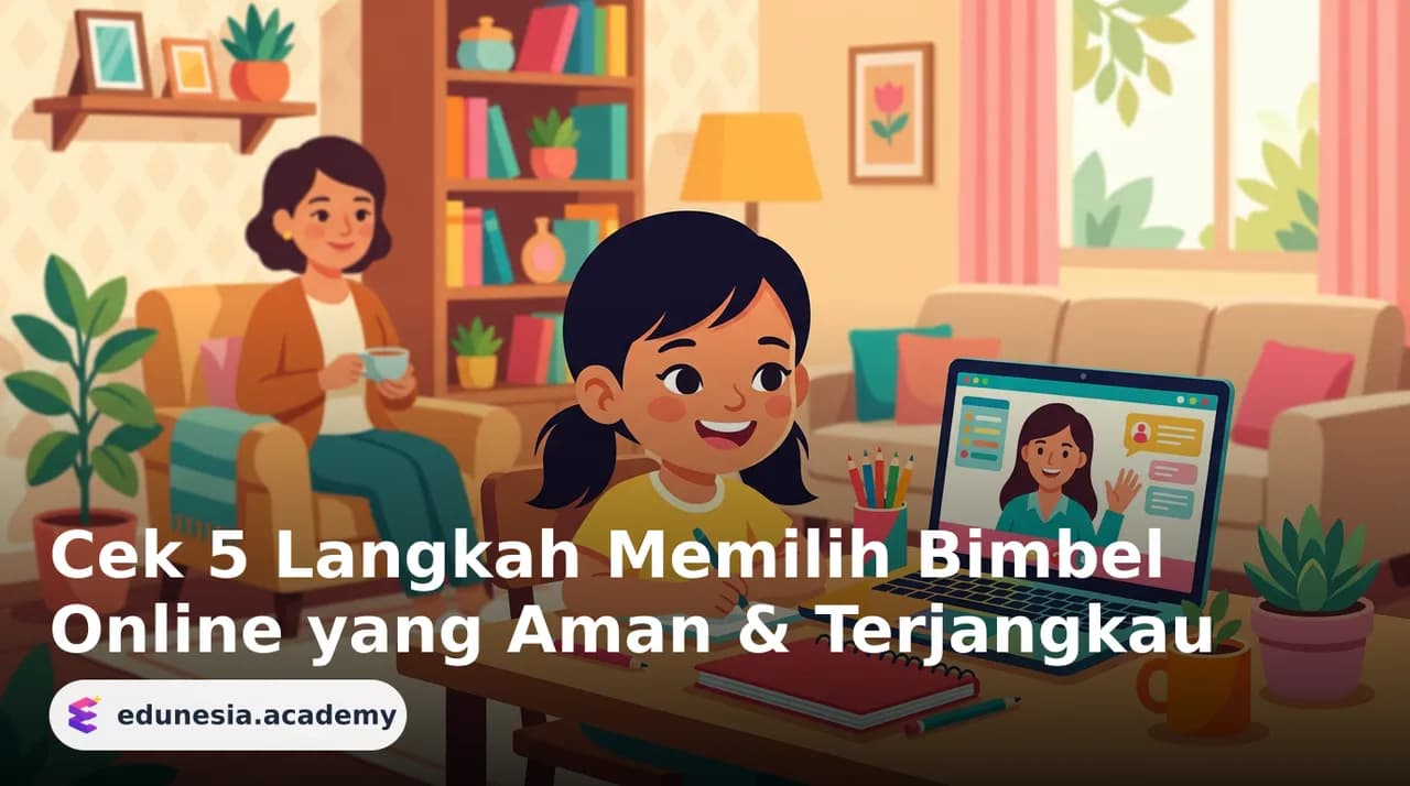 Cek 5 Langkah Memilih Bimbel Online yang Aman & Terjangkau
