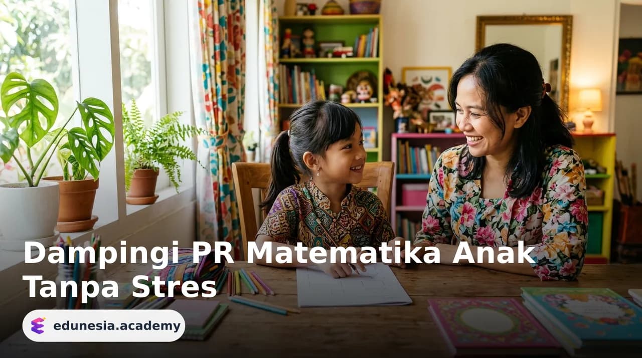 Dampingi PR Matematika Anak Tanpa Stres