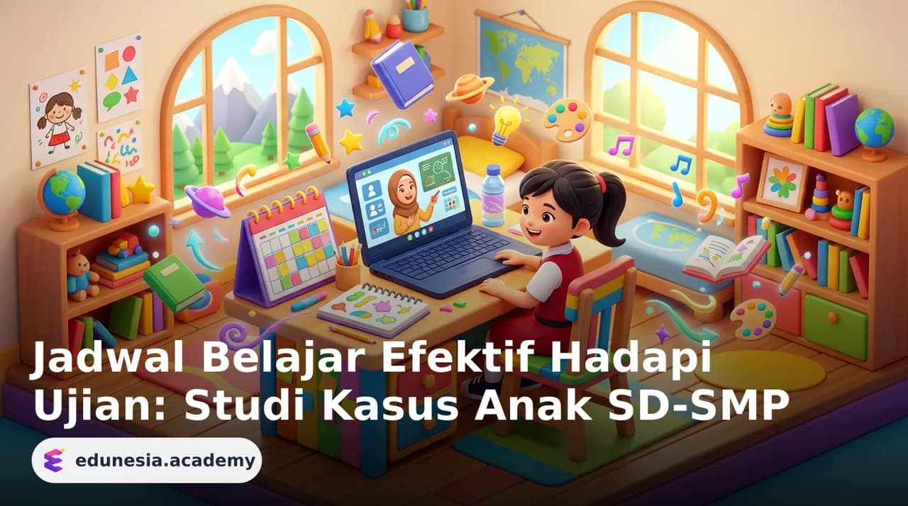 Jadwal Belajar Efektif Hadapi Ujian: Studi Kasus Anak SD-SMP