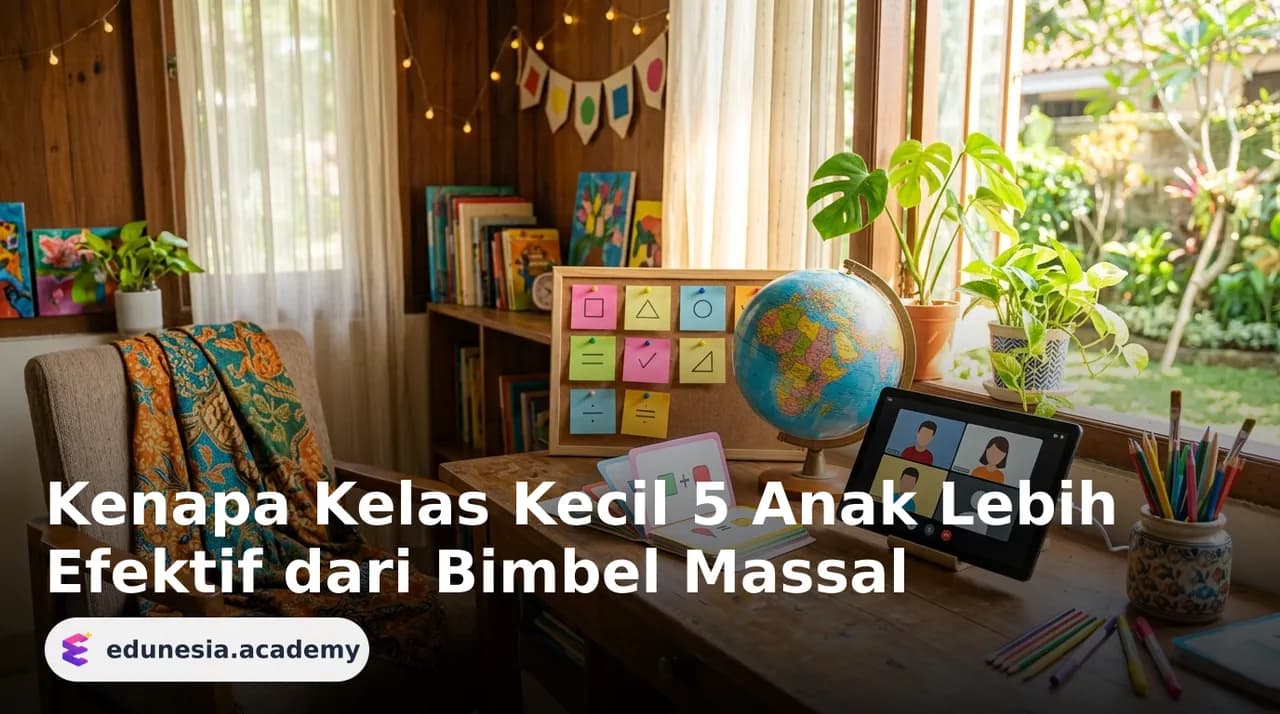 Kenapa Kelas Kecil 5 Anak Lebih Efektif dari Bimbel Massal